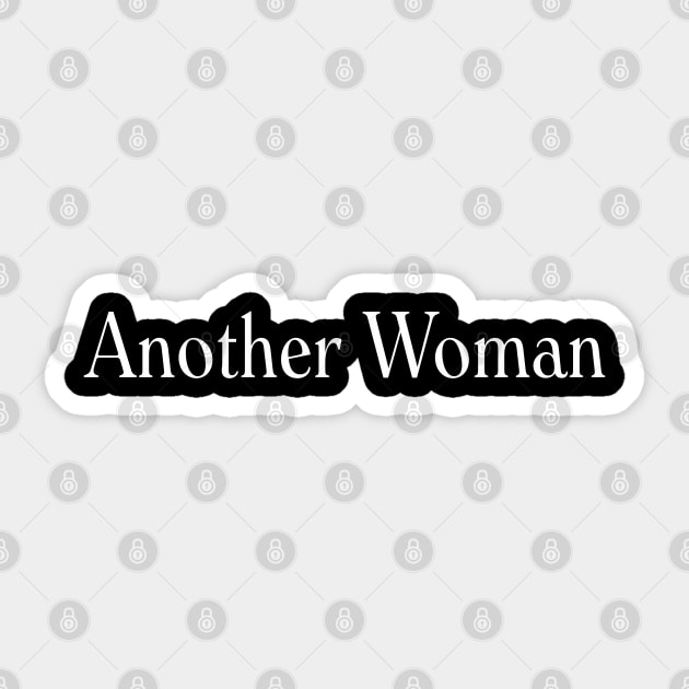 Another Woman 1988 Sticker by The Daily Ghost